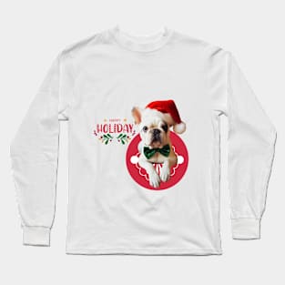 Happy Holiday Dog Long Sleeve T-Shirt